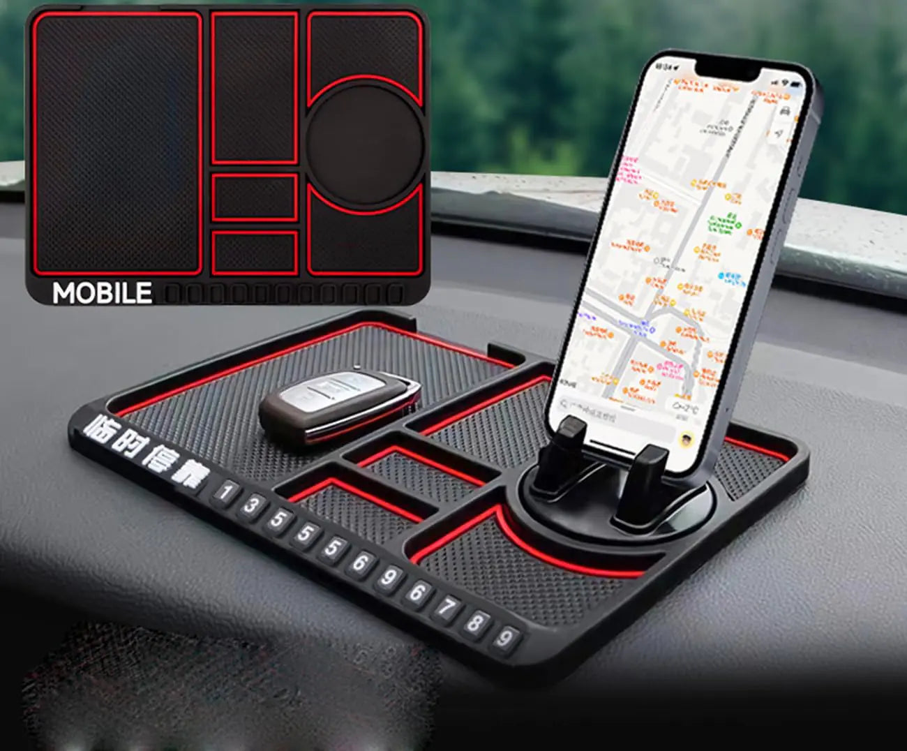 7-in-1 Universal Car Dashboard Organizer