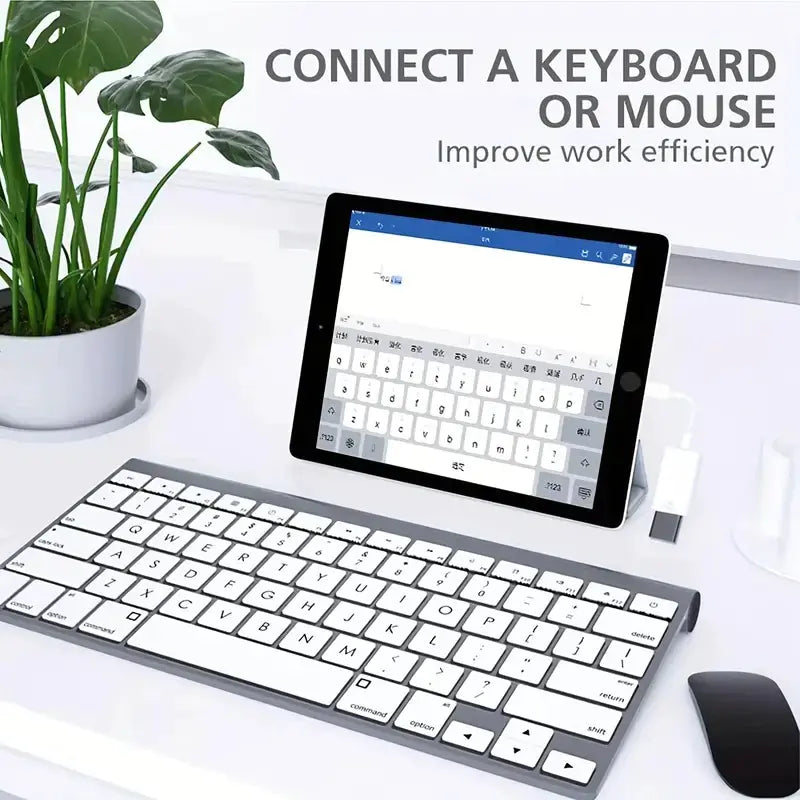 Apple OTG Adapter for Mobile Devices and USB Accessories