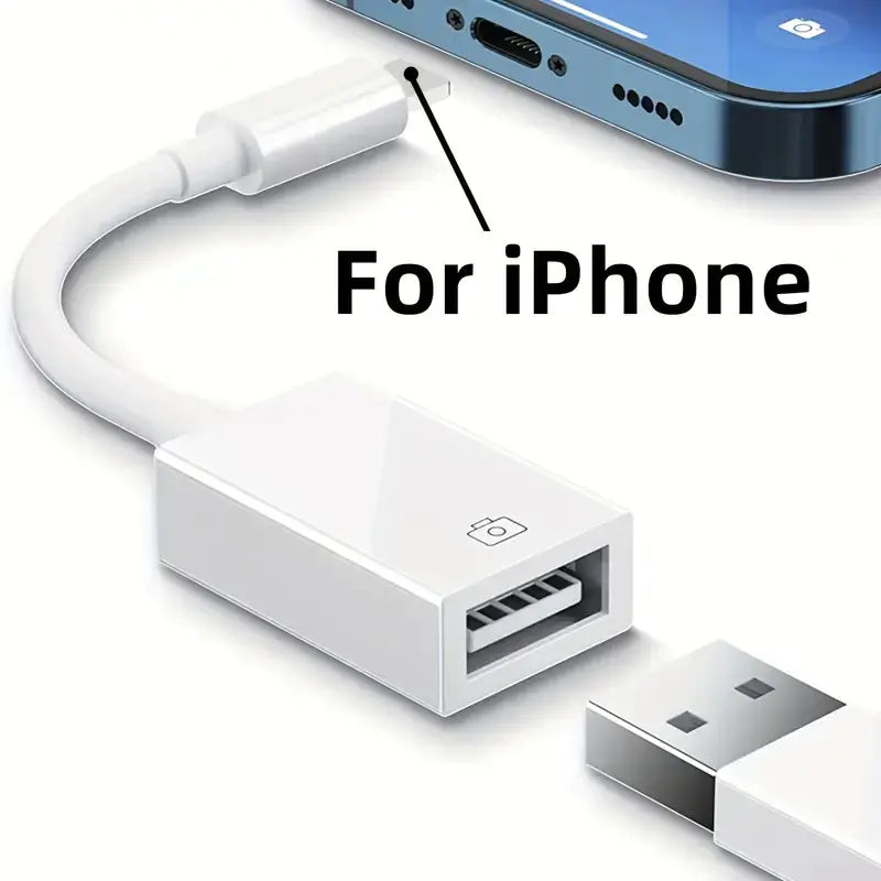 Apple OTG Adapter for Mobile Devices and USB Accessories